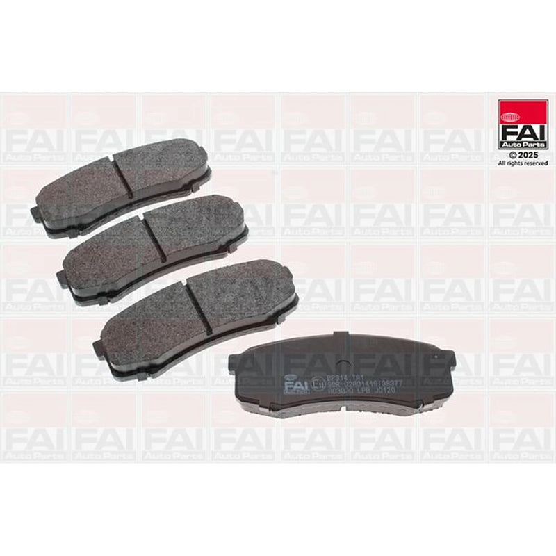 FAI Rear Brake Pad Set BP314