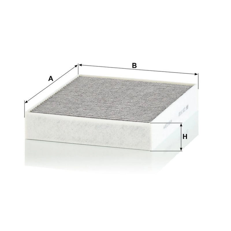 MANN-FILTER Cabin Air Filter (Pollen Filter) below the glove CUK 25 001