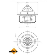 NRF Thermostat,Coolant 725113