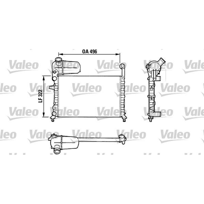 Valeo Engine Radiator 811070