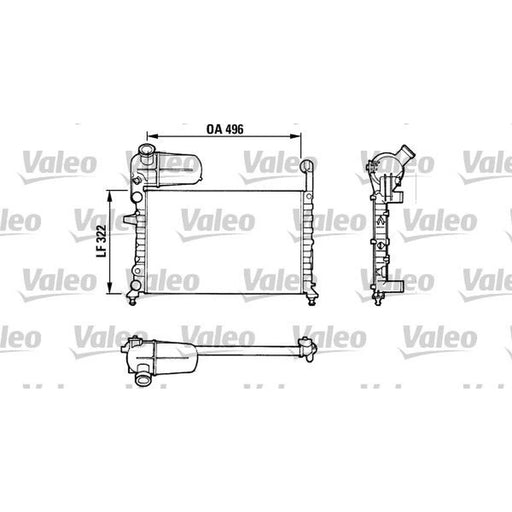 Valeo Engine Radiator 811070