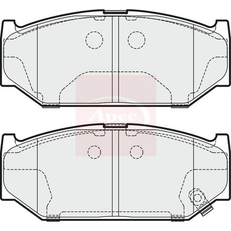 Apec Front Brake Pad Set PAD1892