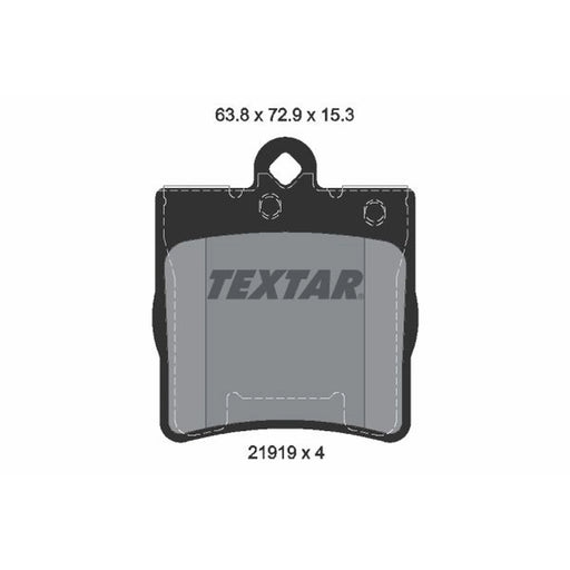 Textar Rear Brake Pad Set 2191901