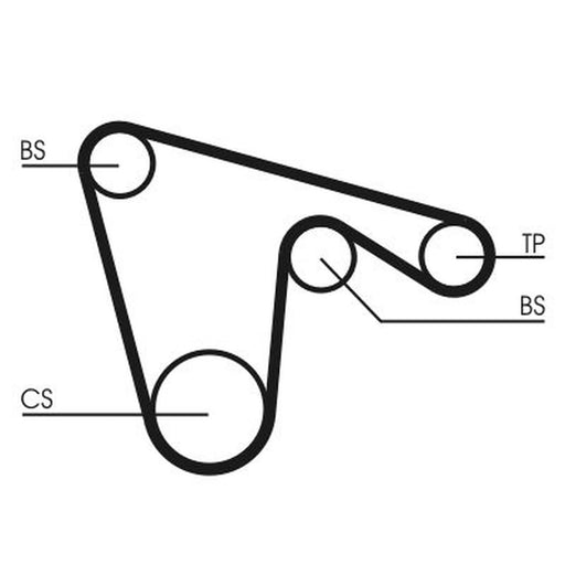 Continental CTAM Timing Belt Cambelt 130 Teeth CT970