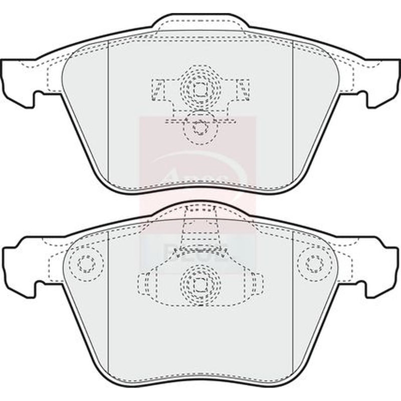 Apec Front Brake Pad Set PD3604