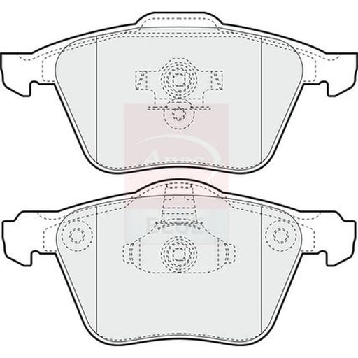Apec Front Brake Pad Set PD3604
