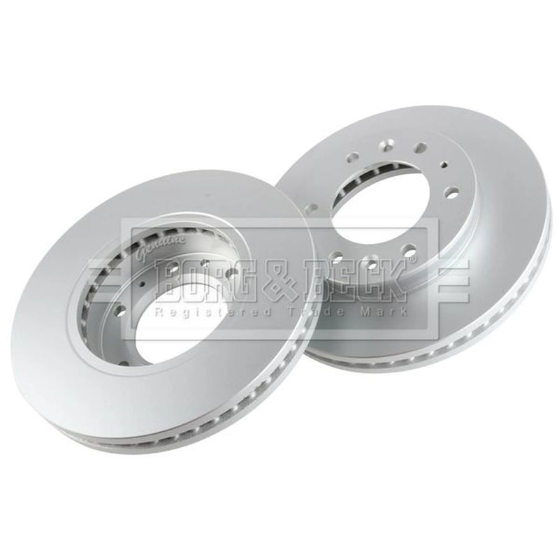 Borg & Beck 2 x Vented Front Brake Discs BBD5403-x2