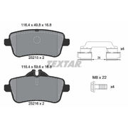 Textar Rear Brake Pad Set 2521509