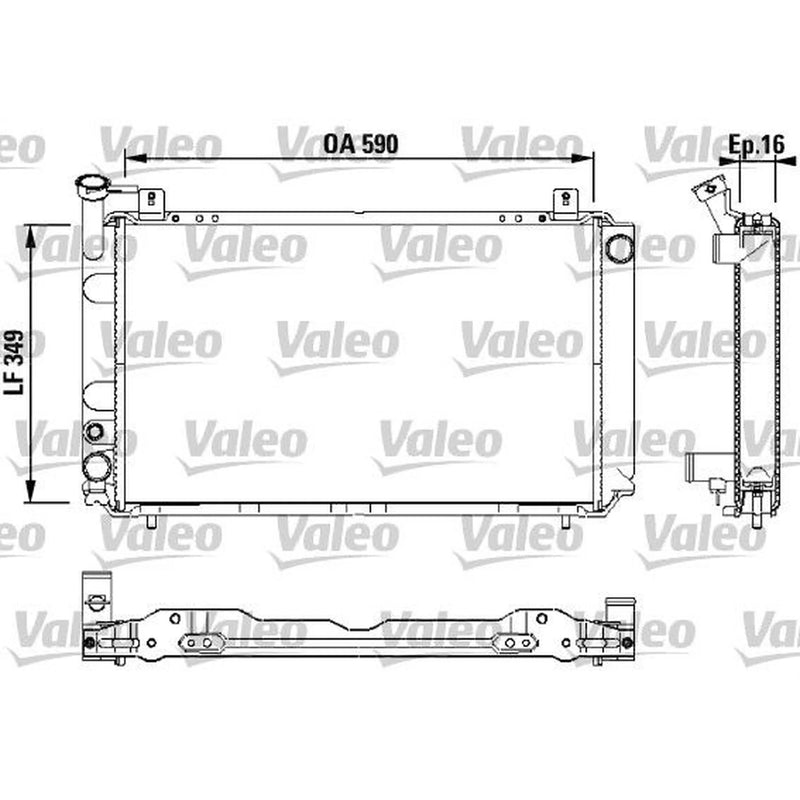 Valeo Engine Radiator 731147