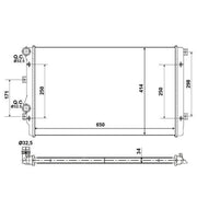 NRF Engine Radiator Rear 53406A