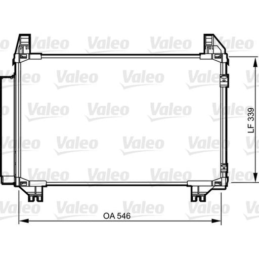 Valeo Air Conditioning Condenser 814233