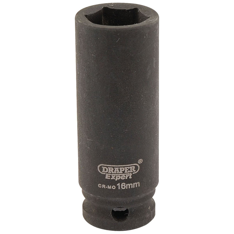 Draper Expert HI-TORQ 6 Point Deep Impact Socket, 3/8" Sq. Dr., 16mm Draper  - Town Parts
