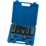 Draper Lambda/Oxygen Sensor Socket Set, 3/8", 1/2" Sq. Dr. (7 Piece) 89765 Draper  - Town Parts