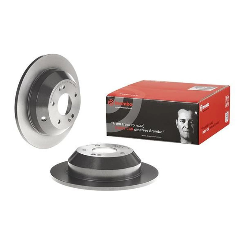 Brembo 2 x Solid Rear Brake Discs 08.B605.11-x2