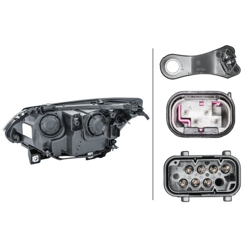 Hella Headlight Headlamp PY21W Right 1EF 008 673-081