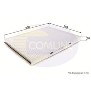 Comline Cabin Air Filter (Pollen Filter) EKF219