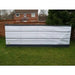 Blue Diamond Windbreak 5 Wooden Pole Canvas Grey Stripe Caravan Camping 3.6M - Blue Diamond - Van Life Living