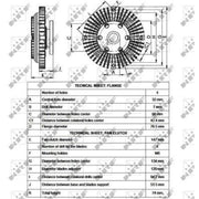 NRF Radiator Fan Clutch 49556