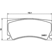 Mintex Rear Brake Pad Set MDB2980