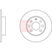 Apec 2 x Solid Front Brake Discs DSK2056-x2