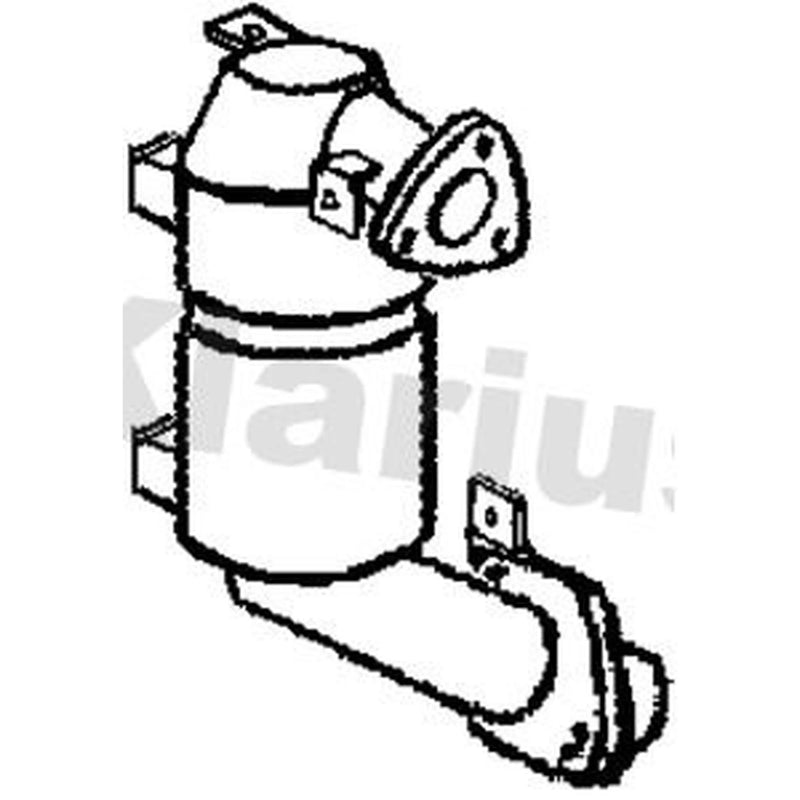 Klarius Catalyst Type Approved With Pipe 322955