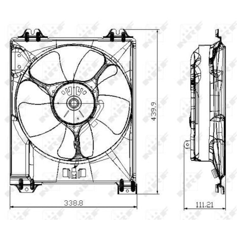 NRF Engine Cooling Fan 47677
