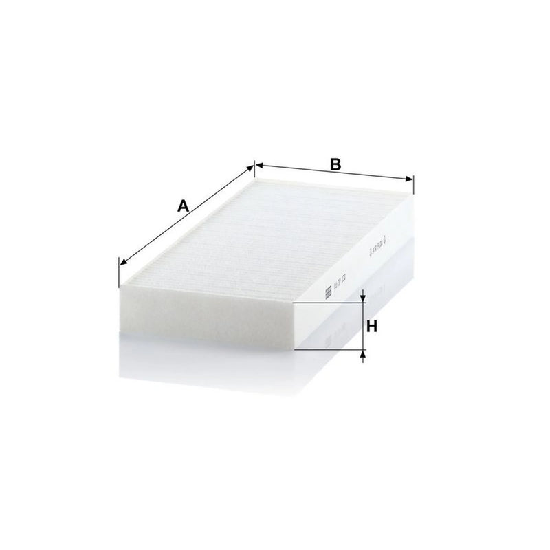MANN-FILTER Cabin Air Filter (Pollen Filter) CU 37 230