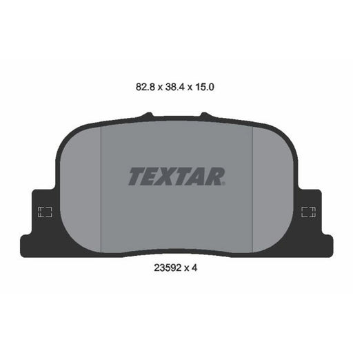 Textar Rear Brake Pad Set 2359201