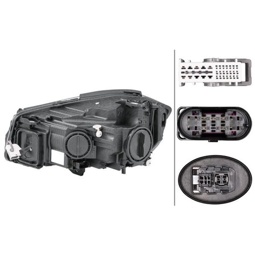 Hella Headlight Headlamp LED Right 1EX 010 818-361