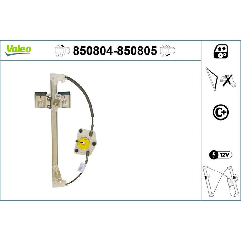 Valeo Electric Window Regulator Lifter Right Front 850805