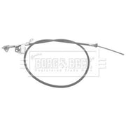 Borg & Beck Handbrake Cable Left Rear BKB2728