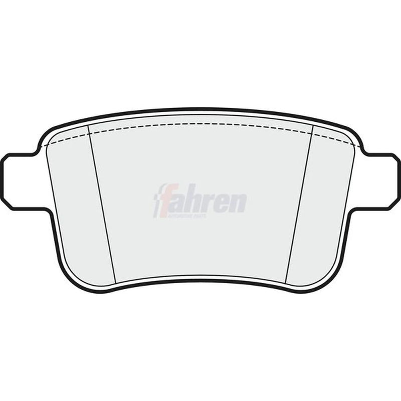 Fahren Rear Brake Pad Set FBP3246