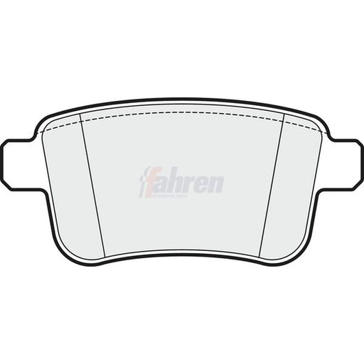 Fahren Rear Brake Pad Set FBP3246