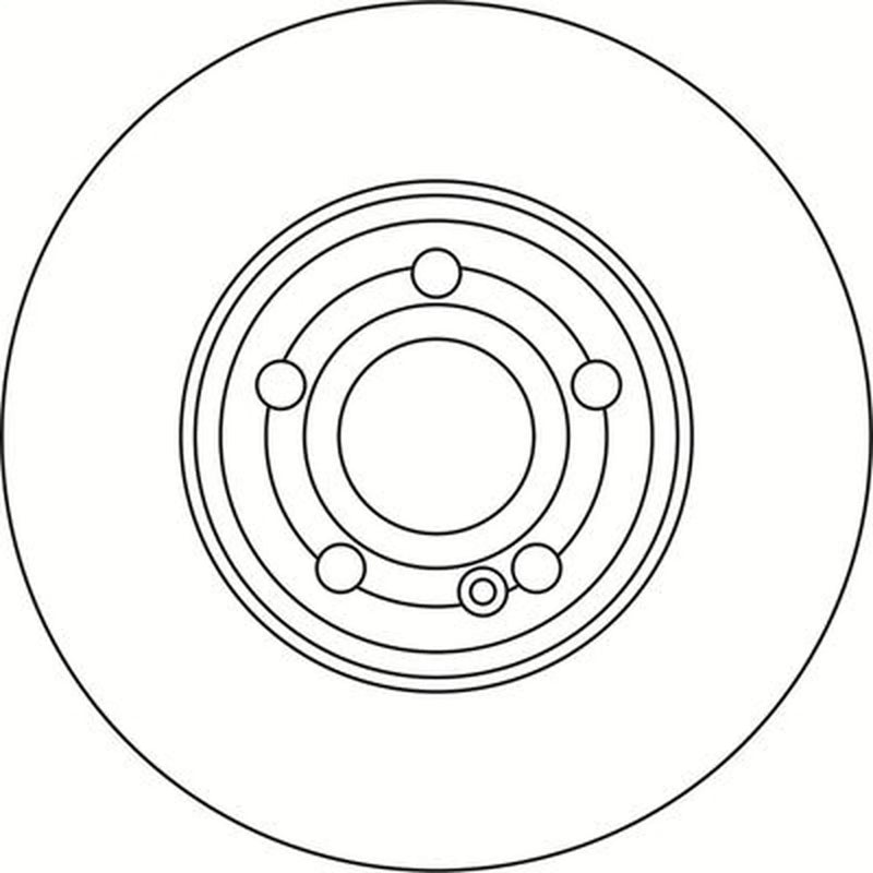 Abtex 2 x Vented Front Brake Discs BD2252V-x2