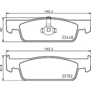 Mintex Front Brake Pad Set MDB3940