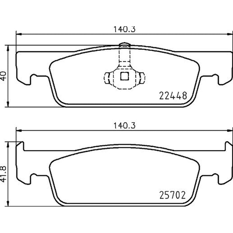 Mintex Front Brake Pad Set MDB3940