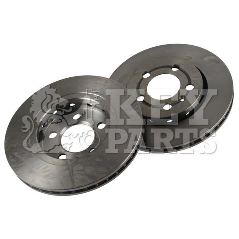 Key Parts 2 x Vented Rear Brake Discs KBD4183-x2