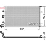 Denso Air Conditioning Condenser fits Ford Ecosport 2015 on 1.5