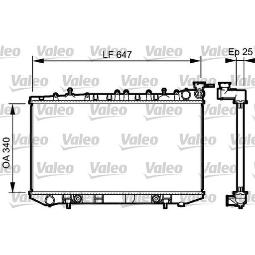 Valeo Engine Radiator 734152