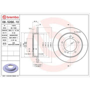 Brembo 2 x Front Brake Discs 08.5266.10-x2
