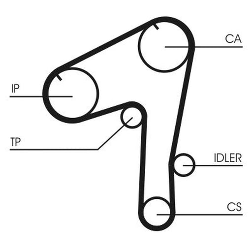 Continental CTAM Timing Belt Cambelt 149 Teeth CT1084