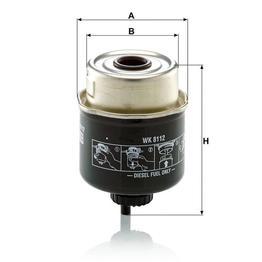 MANN-FILTER Fuel Filter Element WK 8112