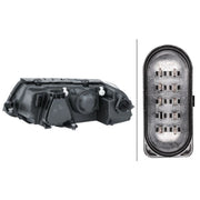 Hella Headlight Headlamp H7/H7 Right 1EL 008 350-021