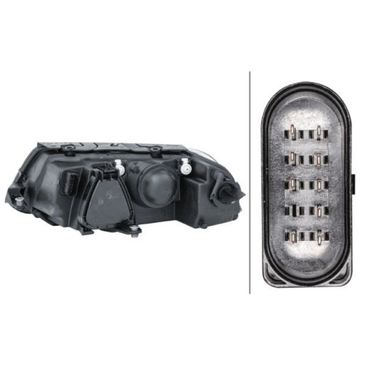 Hella Headlight Headlamp H7/H7 Right 1EL 008 350-021