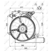 NRF Engine Cooling Fan 47488
