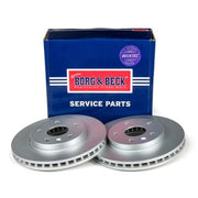 Borg & Beck 2 x Front Brake Discs BBD4641-x2