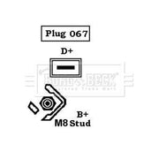 Borg & Beck Car Alternator 12V BBA2323