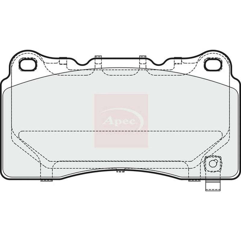 Apec Front Brake Pad Set PAD1993