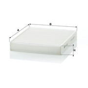MANN-FILTER Cabin Air Filter (Pollen Filter) Driver's CU 2440