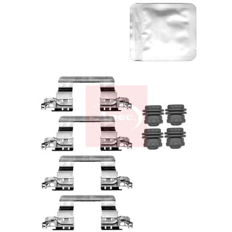 Apec Brake Pad Accessory Fitting Kit Front KIT1621
